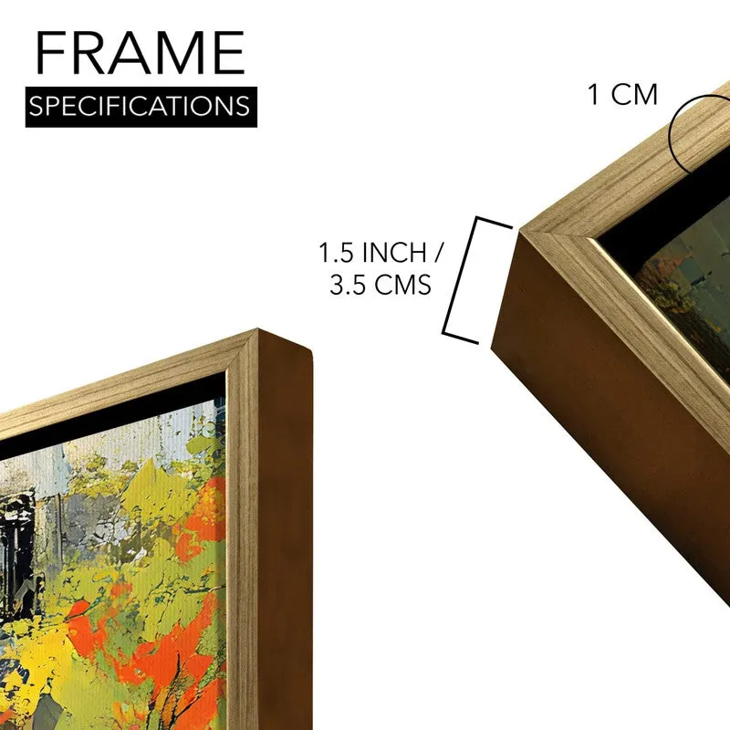 Amberique Canvas Wall Painting With Frame media 8
