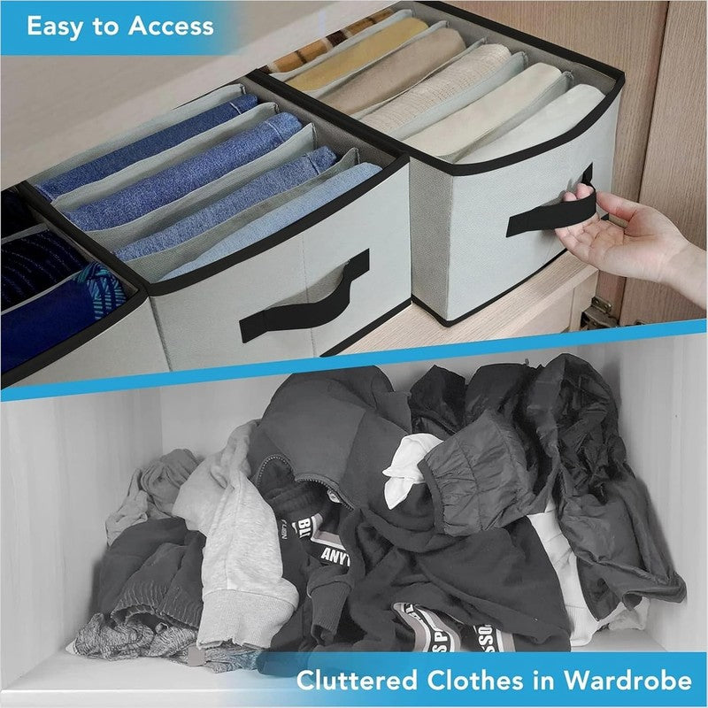 Laxis LinenLock Cloth Organizer - Set Of Four media 6