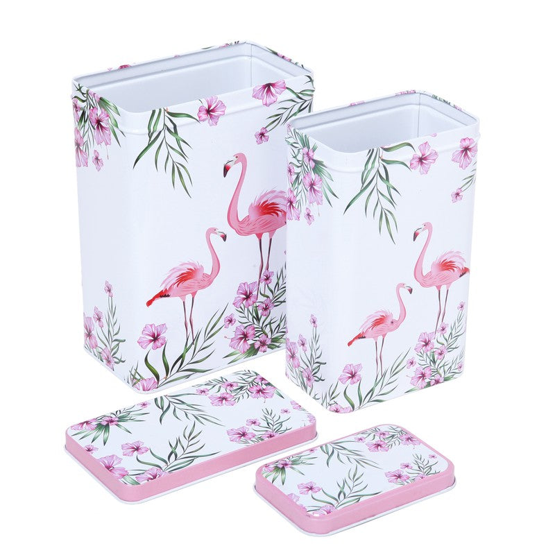 Flamingo Storage Box - Set Of Two media 6