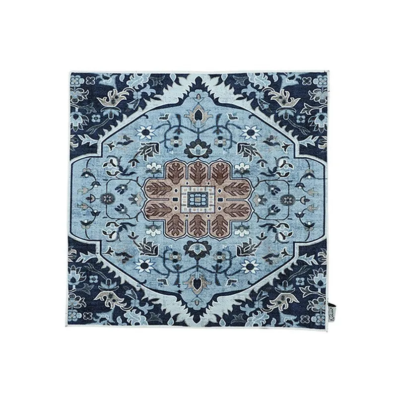 Barakah Ethnic Prayer Mat (Blue) - 550 GSM media 3