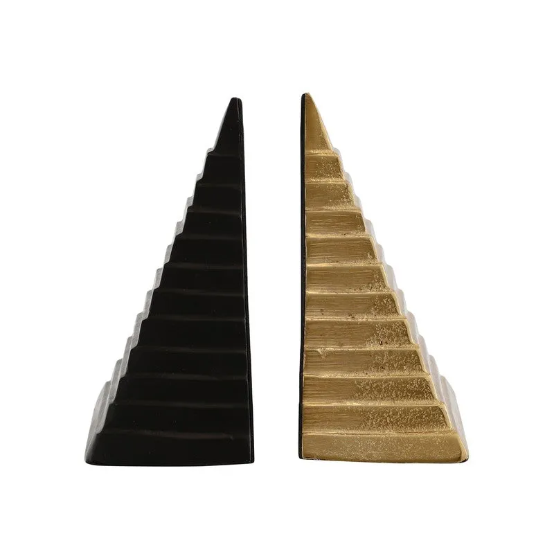 Pyramidon Bookend (Gold & Black) - Set Of Two media 4