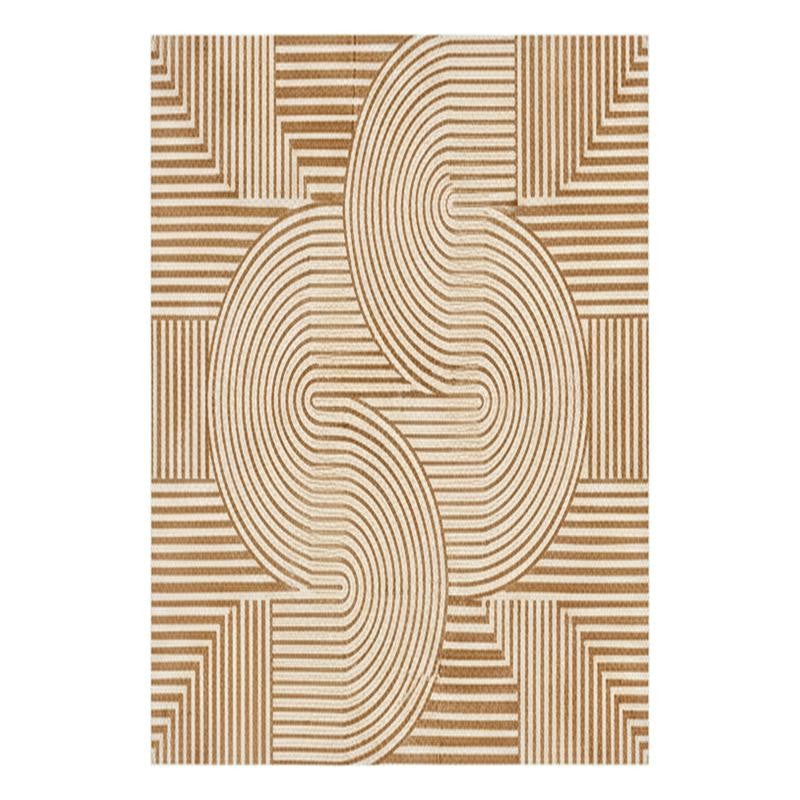 Icaria Non-Anti Skid Nylon Nylon Dhurries - Beige media 8