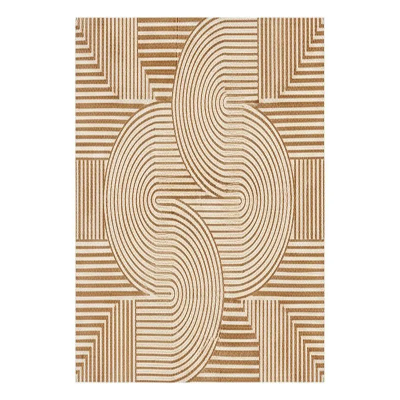 Icaria Non-Anti Skid Nylon Nylon Dhurries - Beige media 8