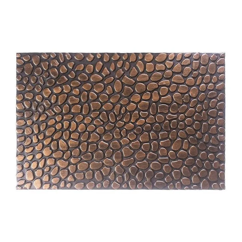 Tivo Abstract Rubber Door Mats - Brown media 7