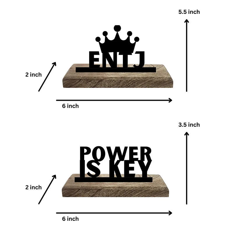 Power-hungry ENTJ Showpiece - Set Of Two media 5
