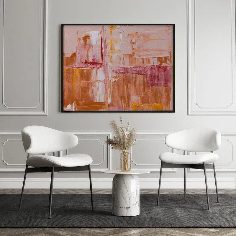Joyful Abstract Canvas Painting - Black Frame media 5