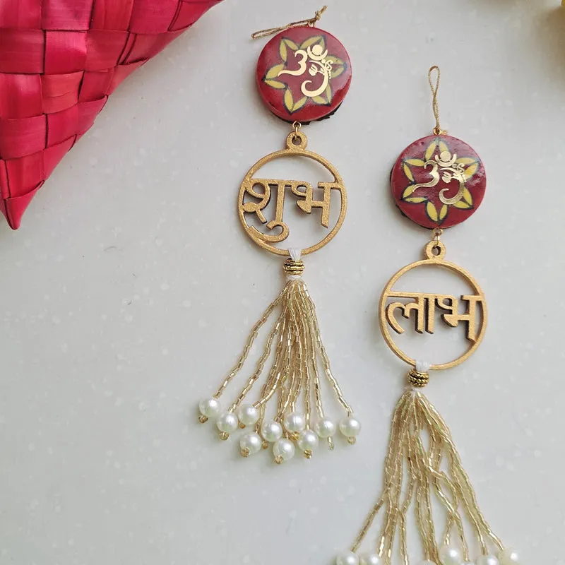 Shubh-Labh III Handcrafted Latkan - Set Of Two media 4
