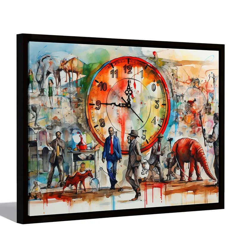 Form & Flow Wall Art With Clock media 4