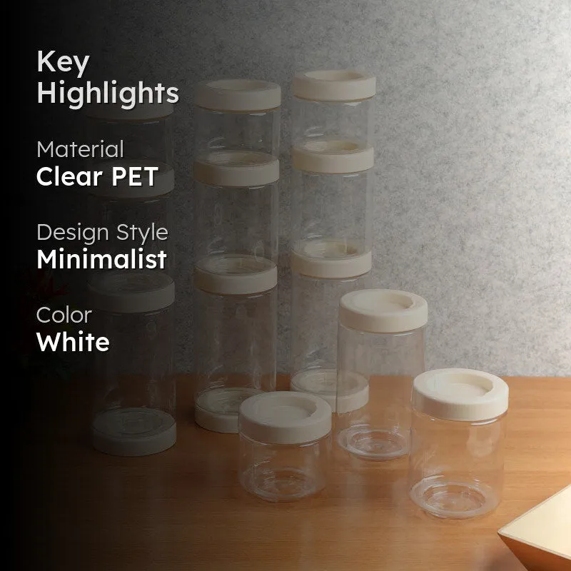 PureSeal White Clear PET Container - Set of Twelve media 2