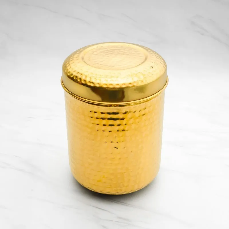 PureForm Gold Brass Container - Set of Five media 8