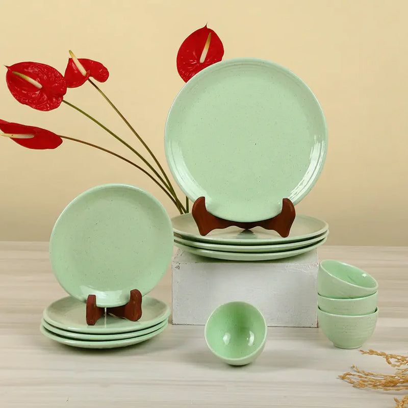 Lemongrass Handmade Dinner Set - 82 Piece Set
