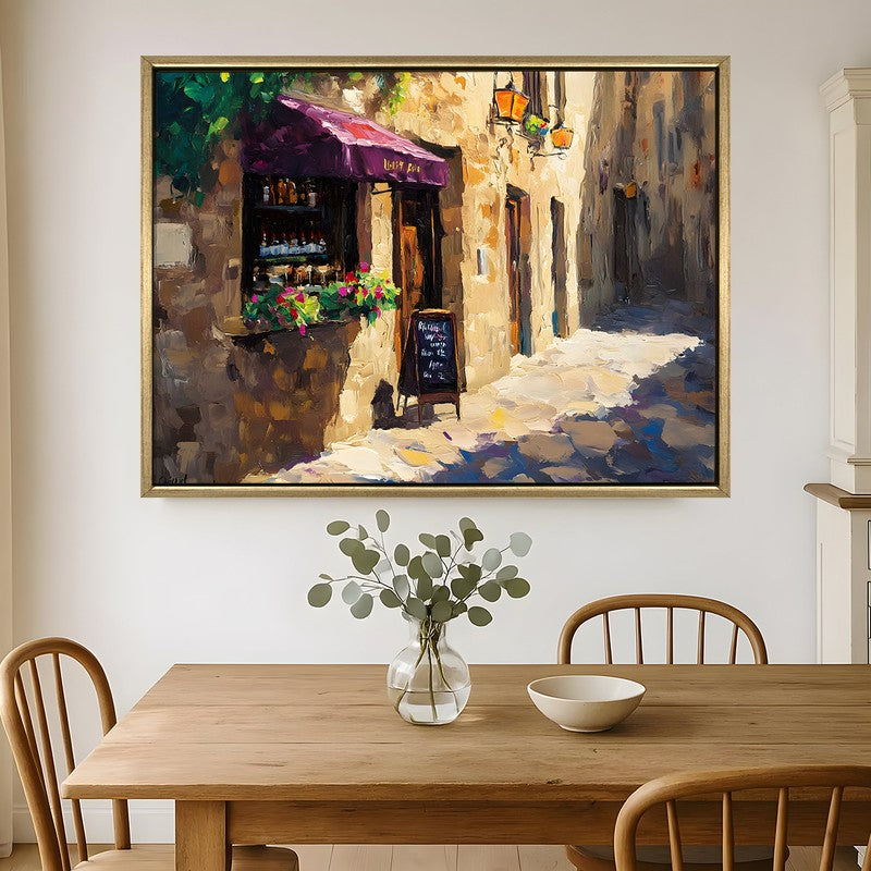 Tuscan Light Canvas Wall Painting With Frame