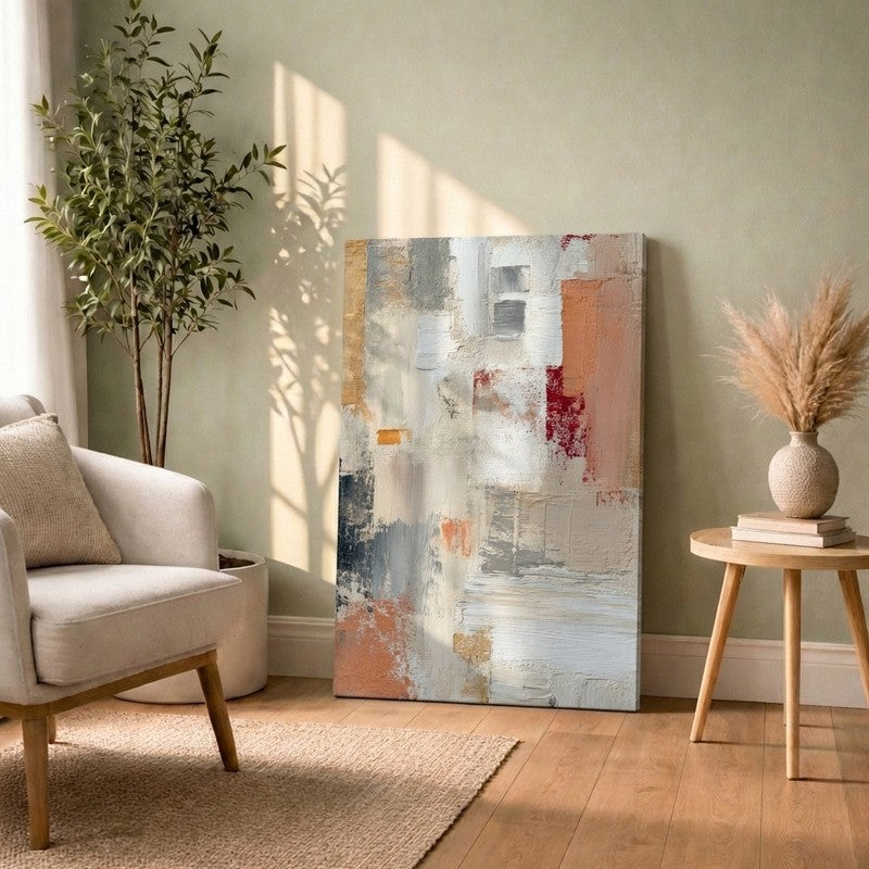 Spectrum Break Abstract Canvas Wall Art