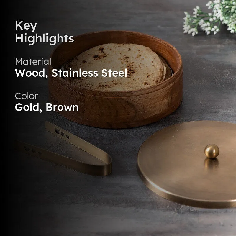 Mahogany Roti Box - Gold media 2