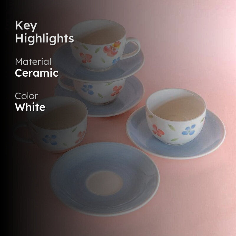 Forest Dreamscape Cup Saucer - Set of 4 media 2