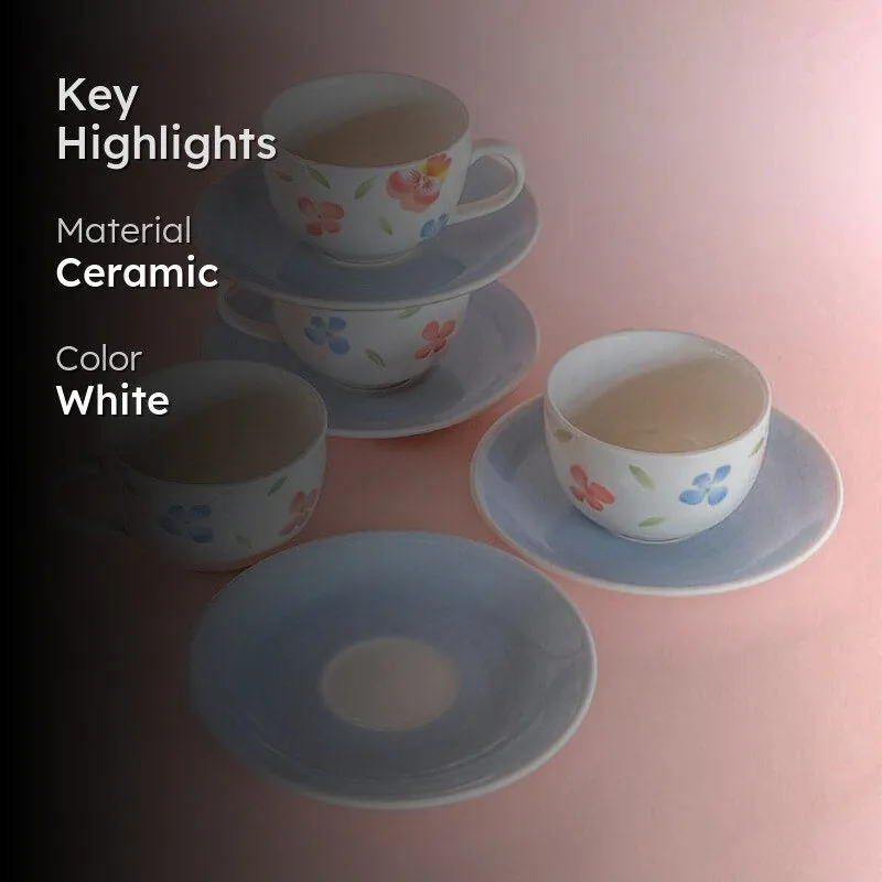 Forest Dreamscape Cup Saucer - Set of 4 media 2