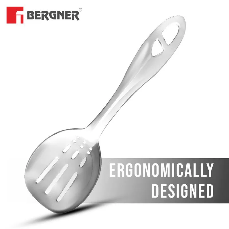 Slotted Stainless Steel Serving Spoon - 26 CM media 7