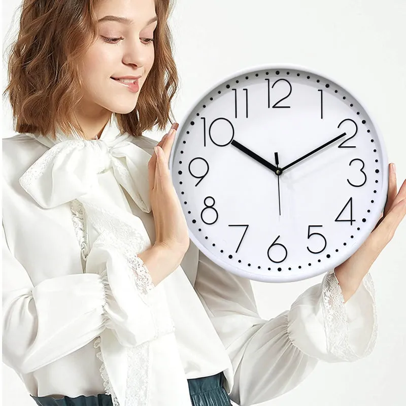 Tynox Analog Wall Clock - White media 8