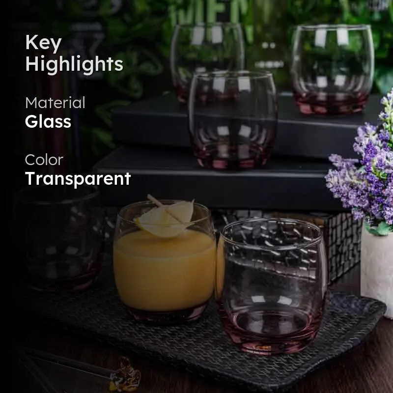 Potlo Glass Wine Glass (310 mL ) - Set of Six media 2