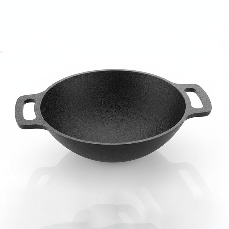 Curvewok Cast Iron Kadhai - 2000 mL media 5