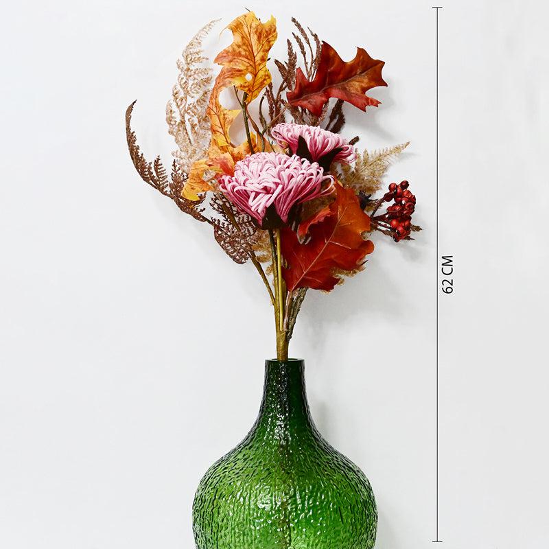 Artificial Dahlia Flower Bunch - Pink media 5