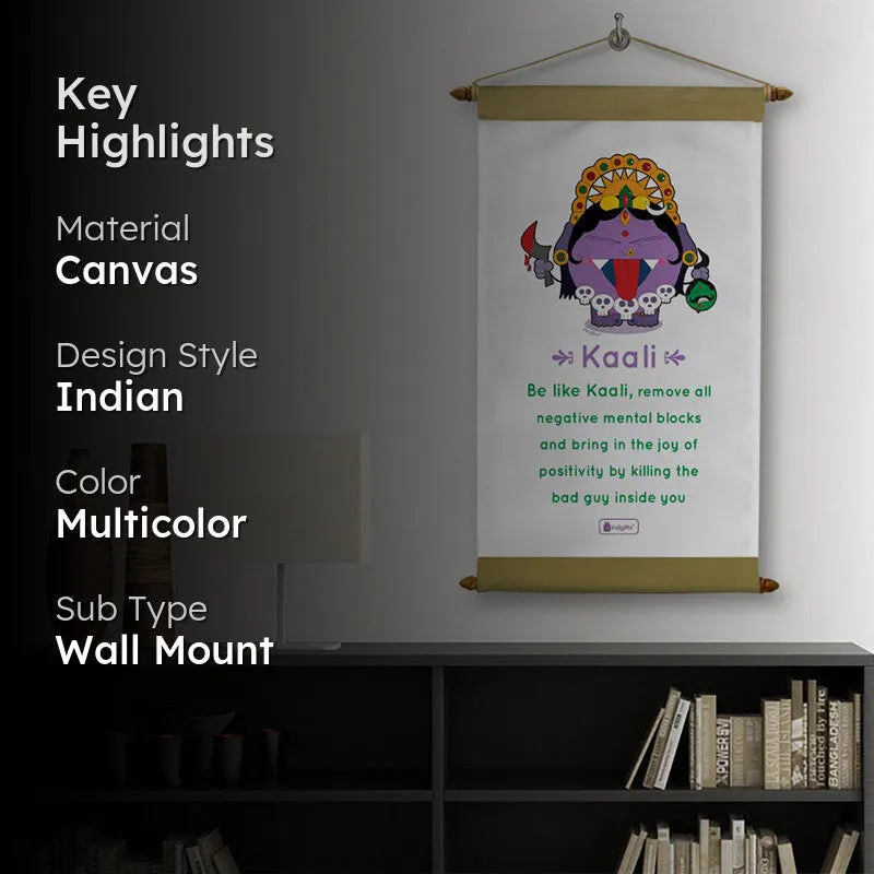 Whimsy Cute Kaali Motivational Canvas Wall Accent media 2