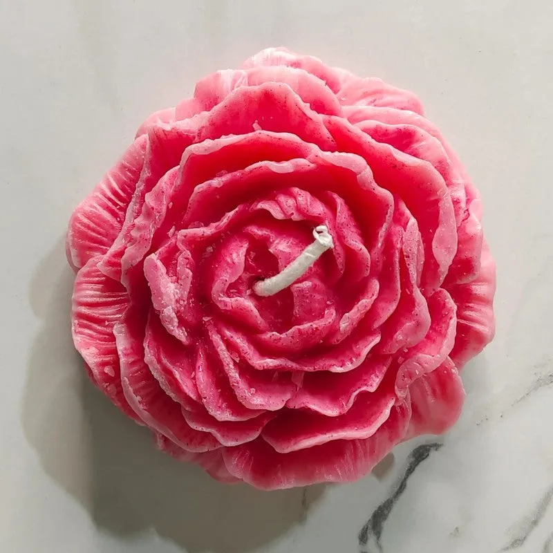 Crimson Bloom Soy Wax Candle - Set Of Two media 3