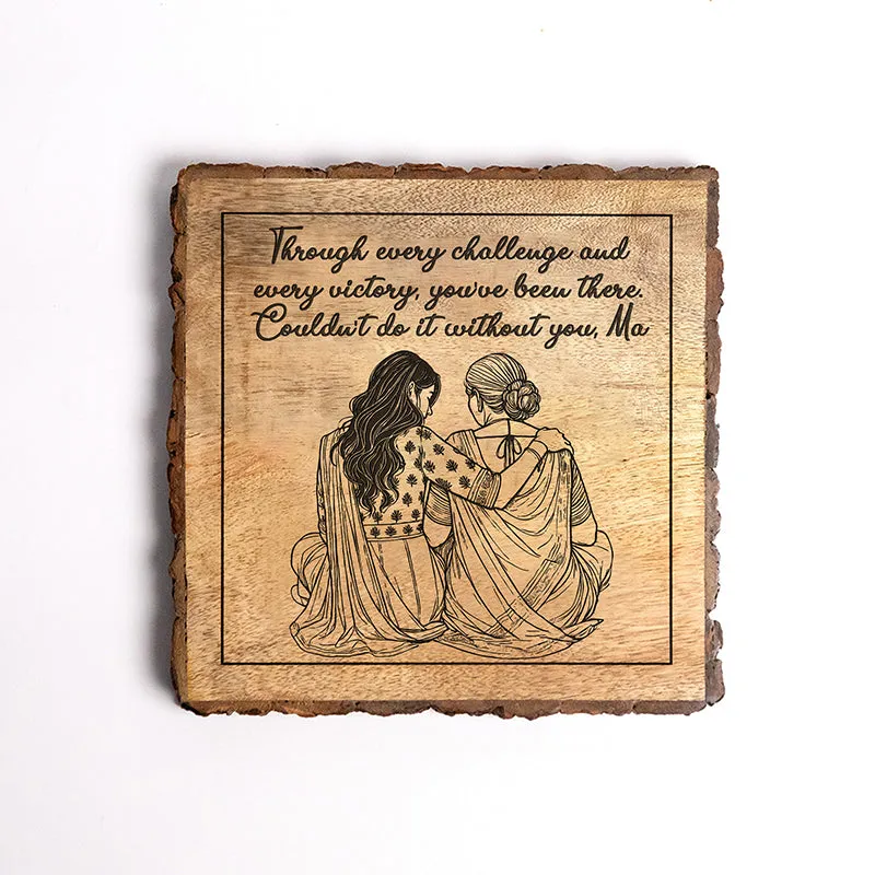 Every Challenge & Victory Wood Showpiece - Square media 5