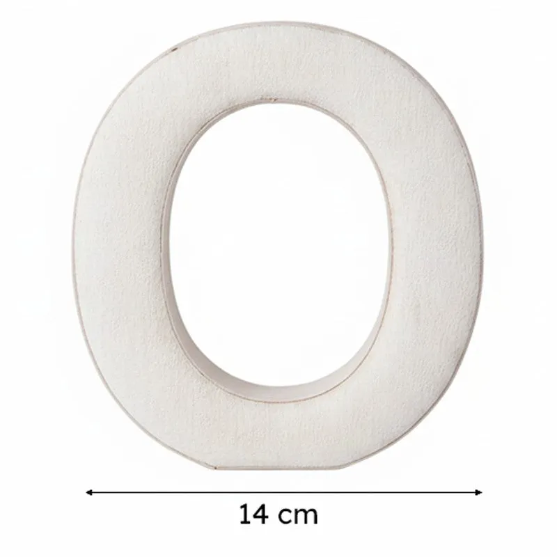 Alphabet O MDF & Fabric Wall Accent media 6