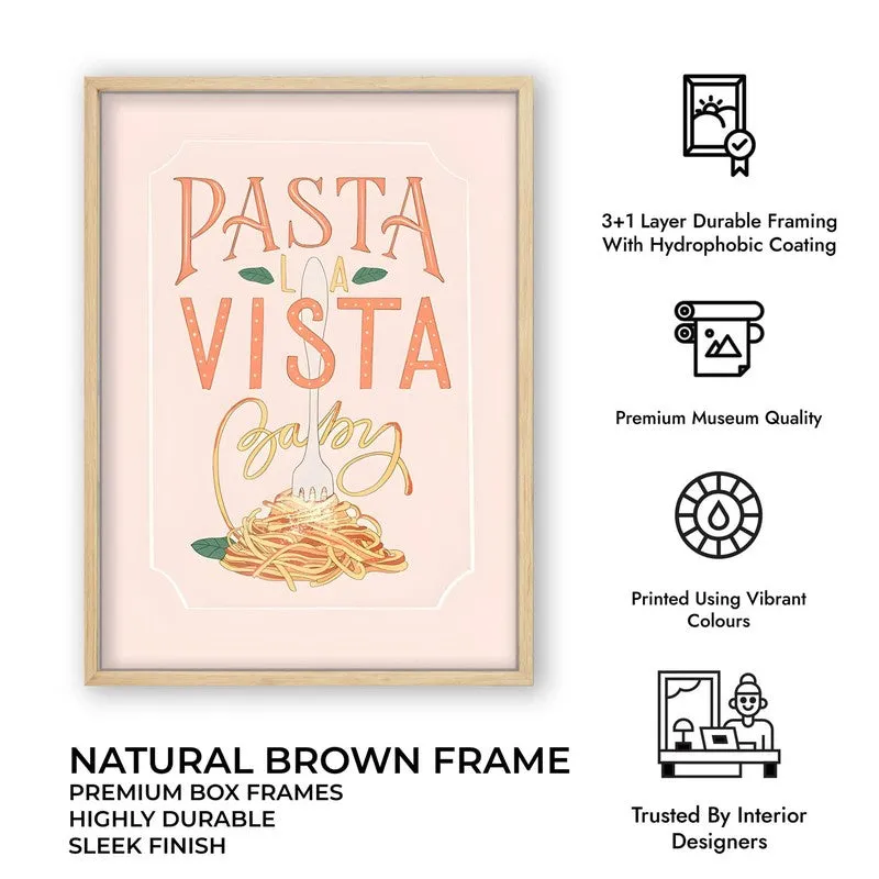 Pasta Vista Archival Canvas Wall Art - Brown media 11