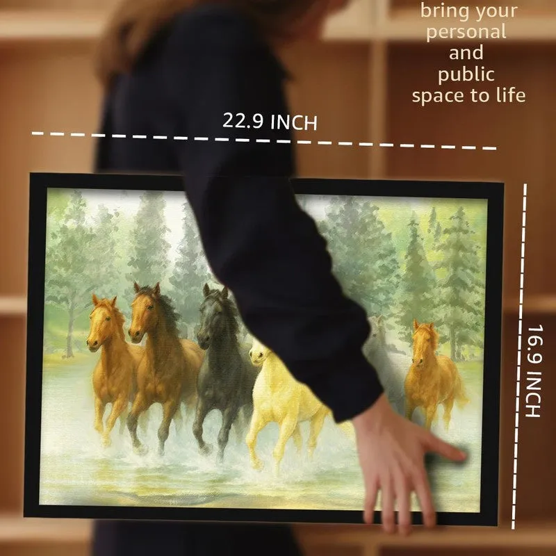 Forest Gallop Wall Art with Frame media 9