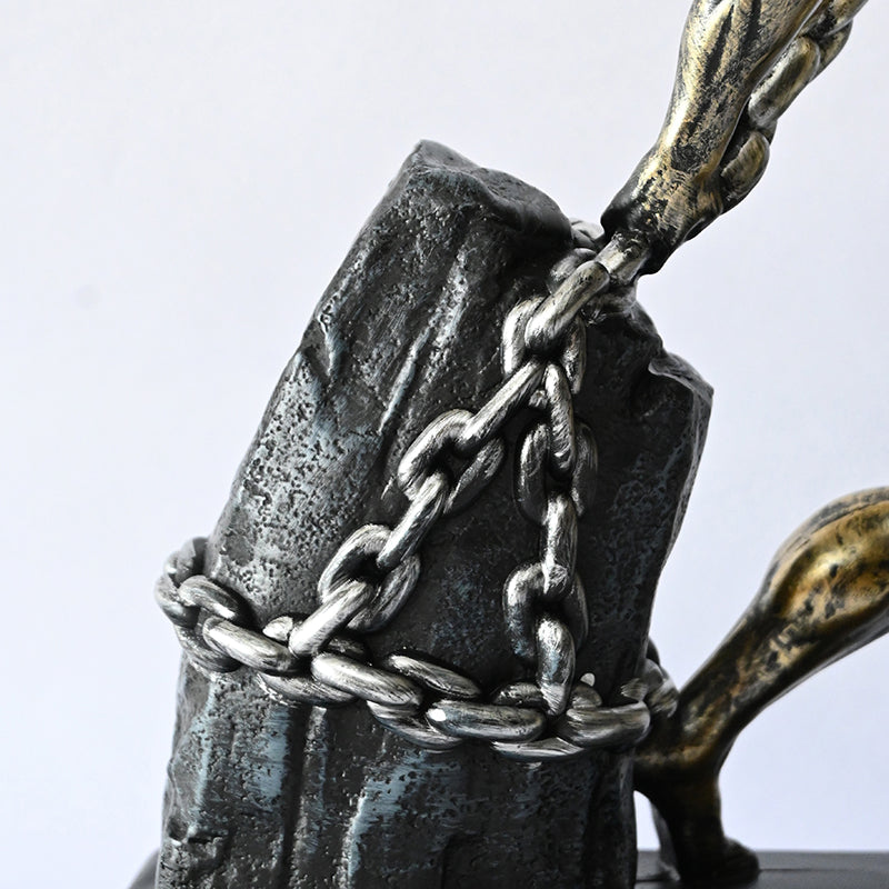 Herculese Resin Showpiece - Gold media 3
