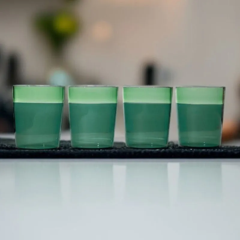 Frost Mint Tumbler Glass(310 mL) - Set Of Four media 1