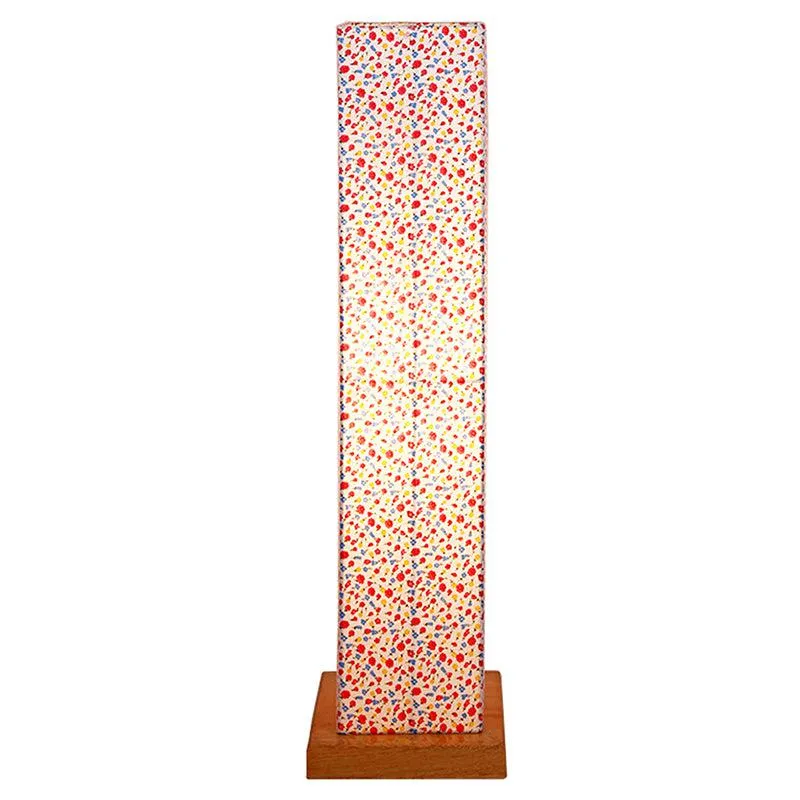 Color Spalsh Ruya Wooden Tower Floor Lamp media 4