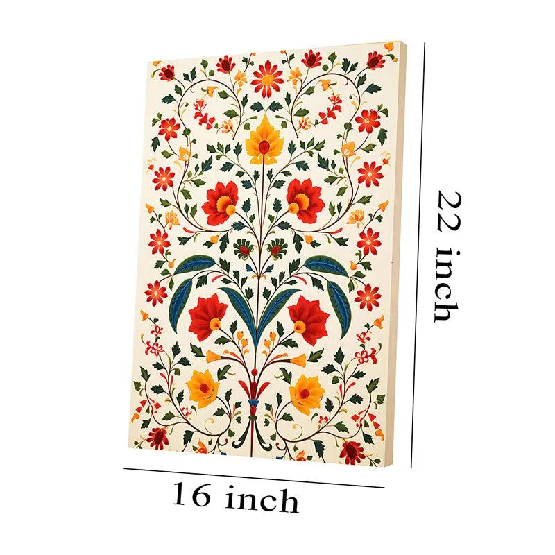 Poppy Path Canvas Ethnic Wall Art media 5