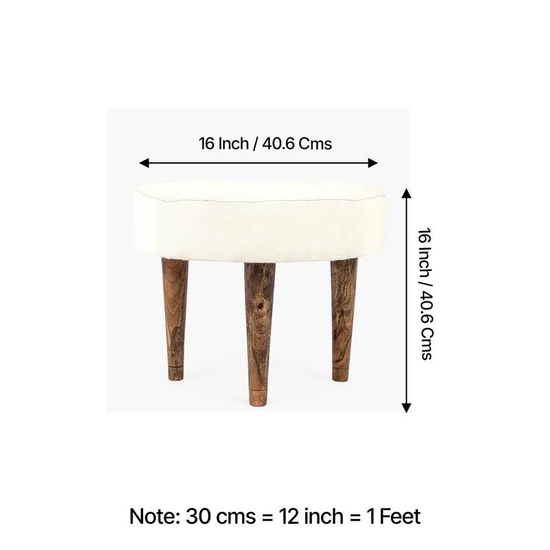 Oxaro Sheesham Wooden Bench - White media 10