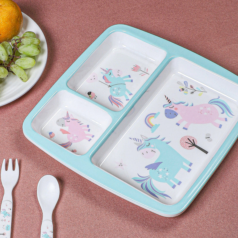 Unicorn Land Kids Dinner Plate media 5