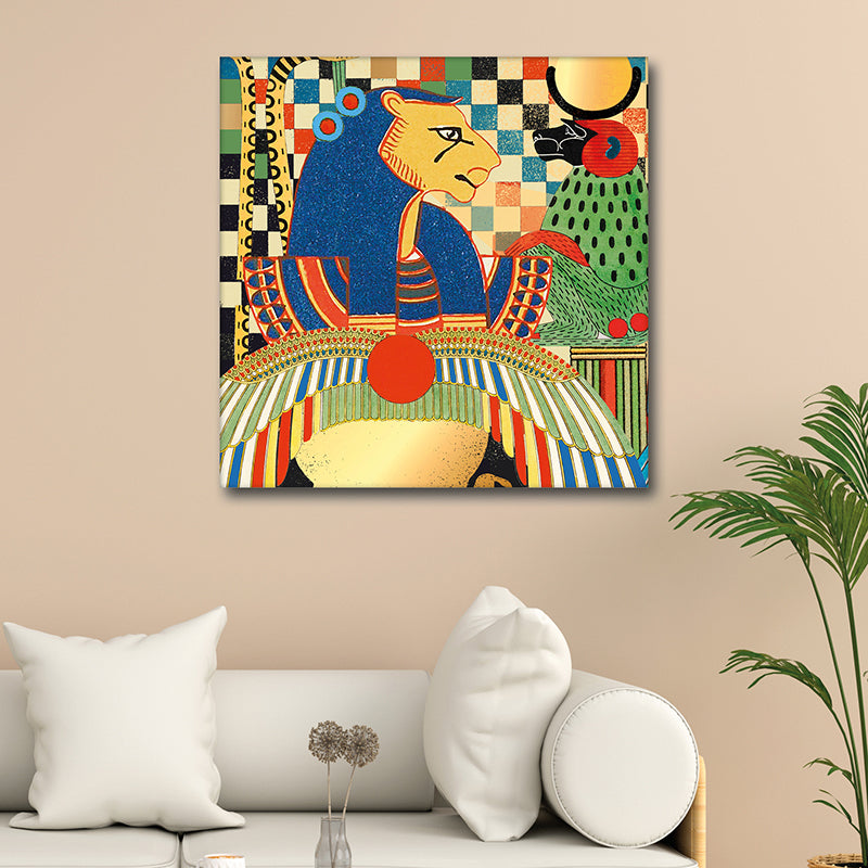 Egyptian Divinity Canvas Wall Art
