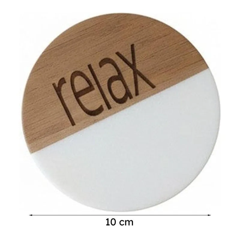 Bronze Drift Engraved Marble Coasters - Set Of Four media 8