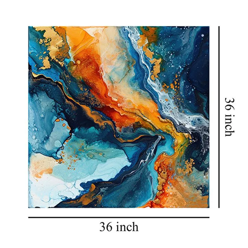 Lively Hues Wall Painting media 7