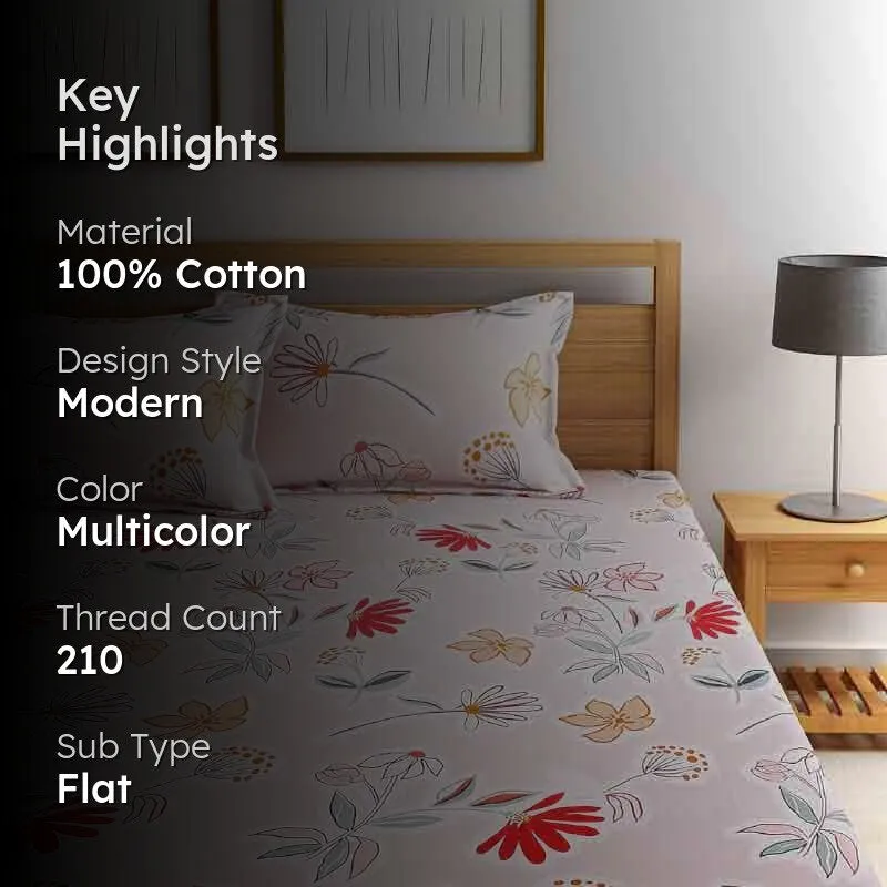 Daisy and its Friends Cotton Bedsheet - 210 TC media 2