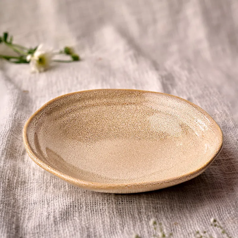 Cüraa  By YFL Home Rustic Facet & Flow Pasta Plate - 650 mL media 1