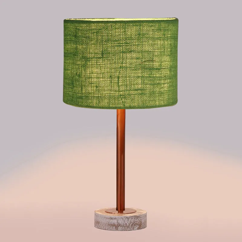 Sienna I Rodin Wooden Table Lamp - Green,Copper,White media 5