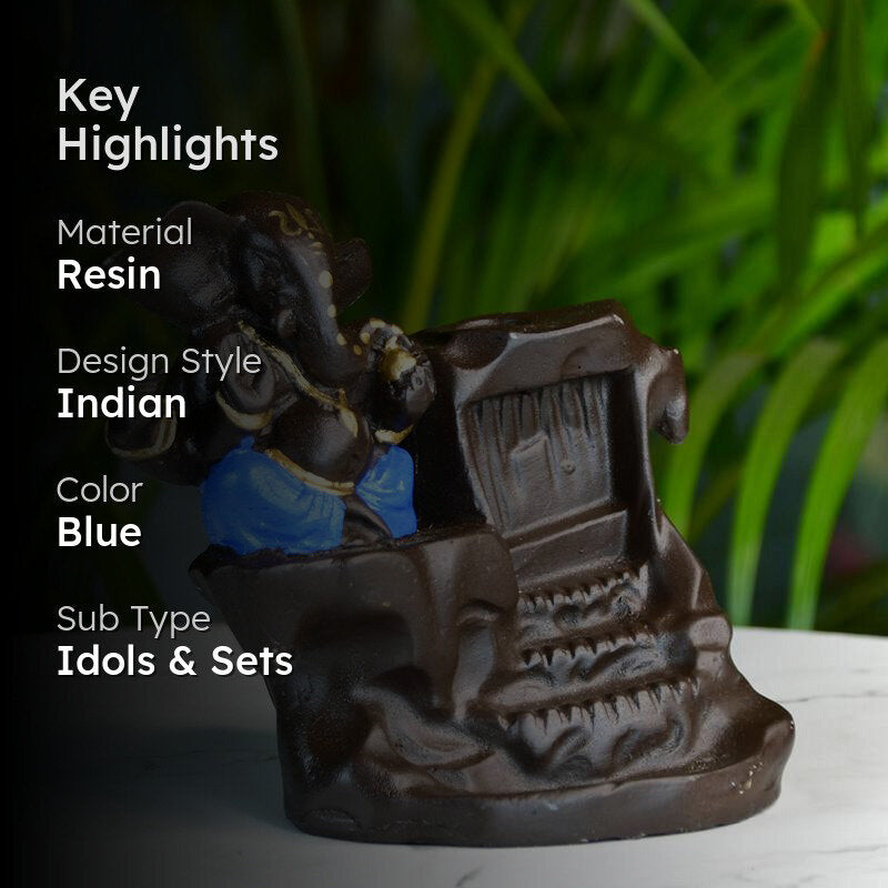 Blue Ganpathi Smoke Fountain media 2