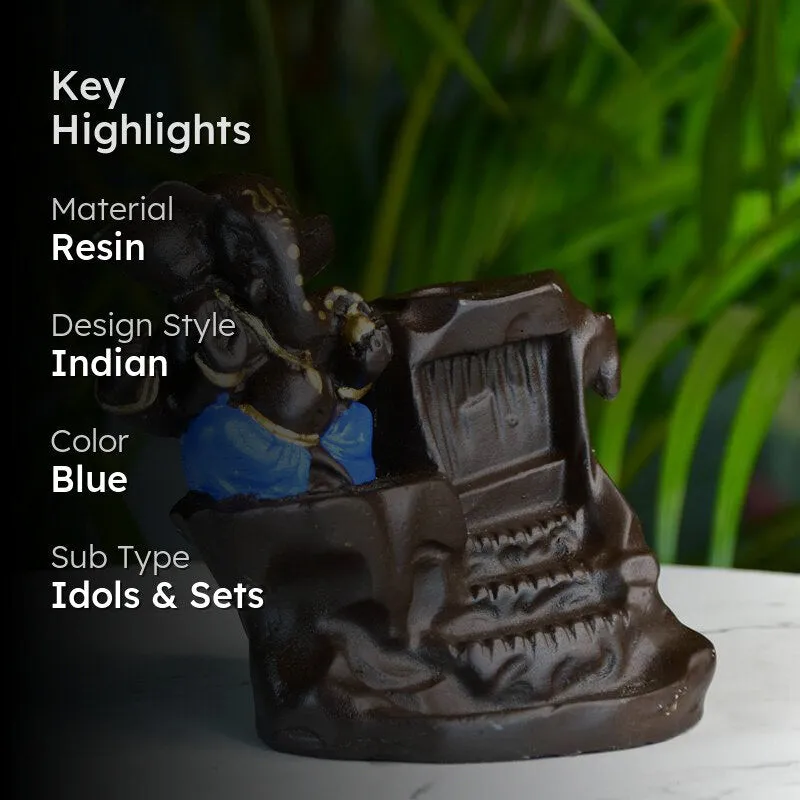 Blue Ganpathi Smoke Fountain - 2
