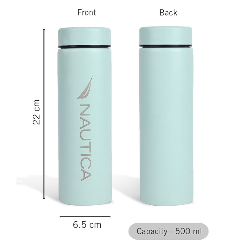 Nautica Crystallum Insulated Stainless Steel Hot & Cold Travel Bottle (Sage Green) - 500 mL media 8