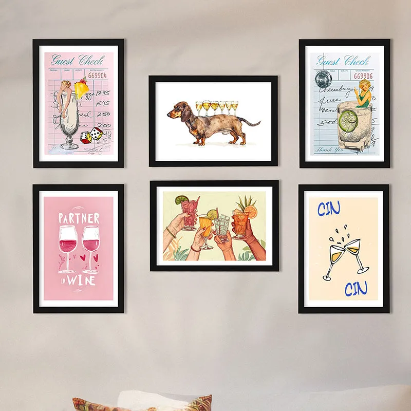 Comfort In Frame Wall Art - Set Of Six media 1