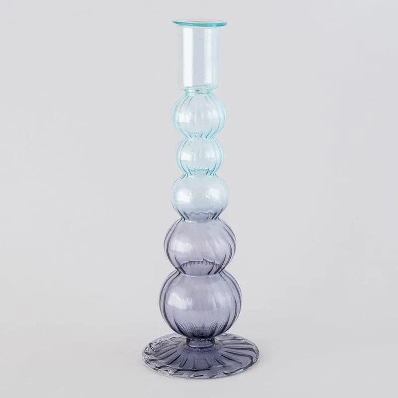 Amari Glass Candle Holders - Set of Two media 5