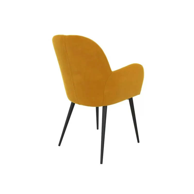 Velmora Metal Accent Chair - Yellow media 5
