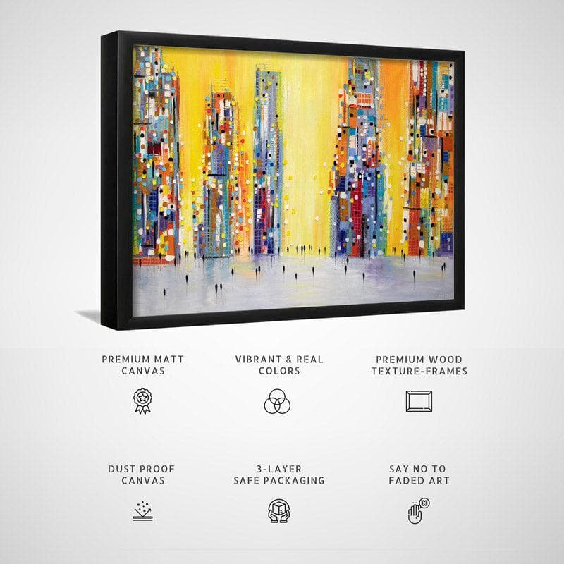 Sunny Day Wall Painting - Black Frame media 5